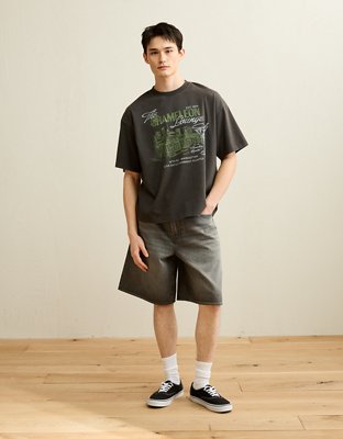 AE Boxy Fit Food Graphic T-Shirt