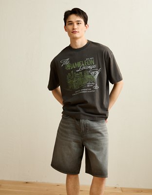 AE Boxy Fit Food Graphic T-Shirt