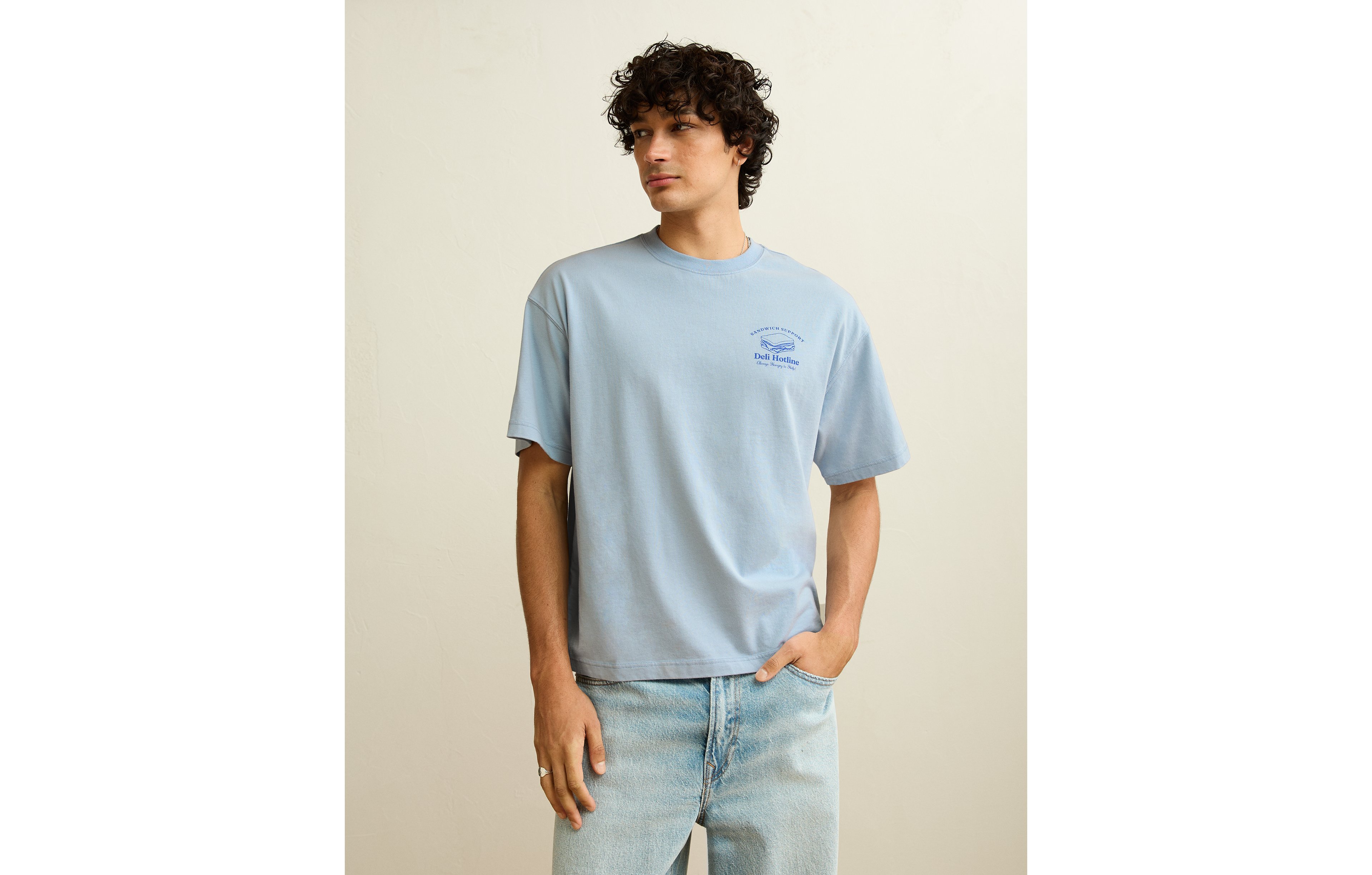 AE Boxy Fit Food Graphic T-Shirt