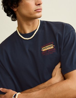 AE Boxy Fit Food Graphic T-Shirt | American Eagle