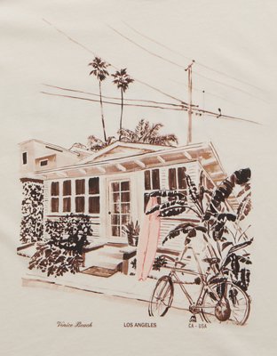 AE Standard Fit Destination Graphic T-Shirt