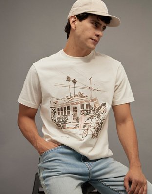 AE Standard Fit Destination Graphic T-Shirt