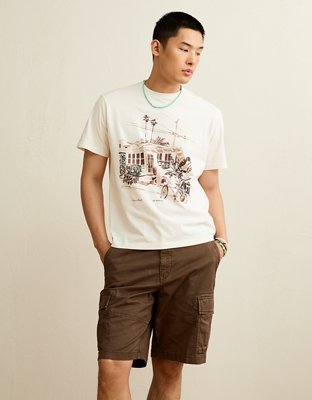 AE Standard Fit Destination Graphic T-Shirt | American Eagle