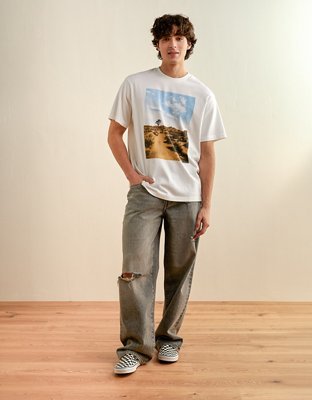 AE Standard Fit Destination Graphic T-Shirt