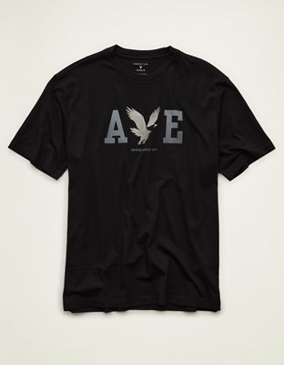 AE Standard Fit Lightweight Logo Graphic T-Shirt
