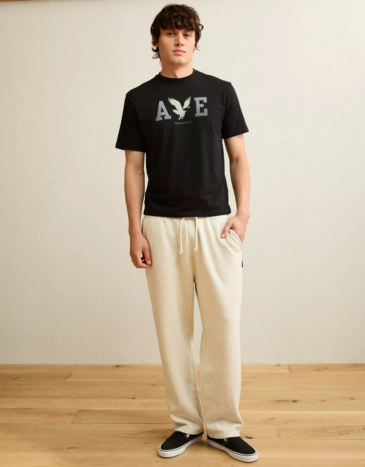 AE Standard Fit Lightweight Logo Graphic T-Shirt - thumbnail 10