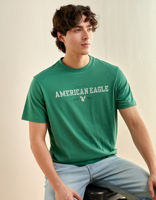 AE Standard Fit Lightweight Logo Graphic T-Shirt