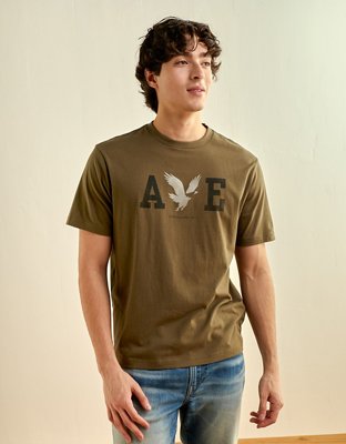 AE Standard Fit Lightweight Logo Graphic T-Shirt