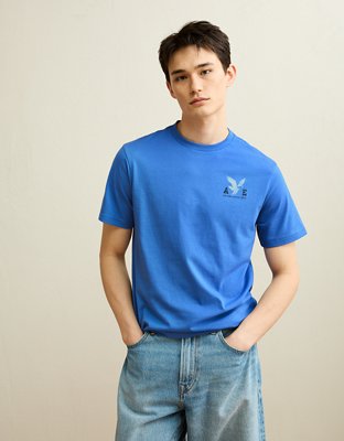 AE Standard Fit Lightweight Logo Graphic T-Shirt from American Eagle - $16.15