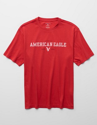 AE Standard Fit Lightweight Logo Graphic T-Shirt
