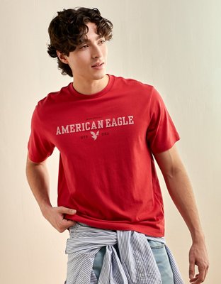 AE Standard Fit Lightweight Logo Graphic T-Shirt