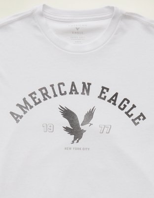 AE Standard Fit Lightweight Logo Graphic T-Shirt