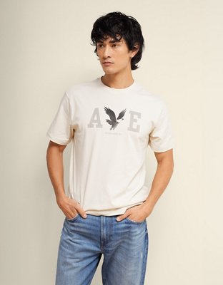 AE Standard Fit Lightweight Logo Graphic T-Shirt