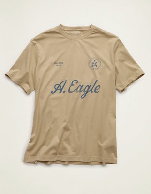 AE Standard Fit Graphic Logo T-Shirt | American Eagle