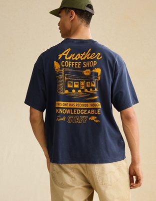AE Boxy Fit Destination Graphic T-Shirt | American Eagle