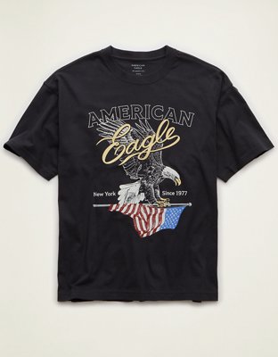 AMERICAN EAGLE  AE Boxy Fit Pop Culture Graphic T-Shirt | American Eagle