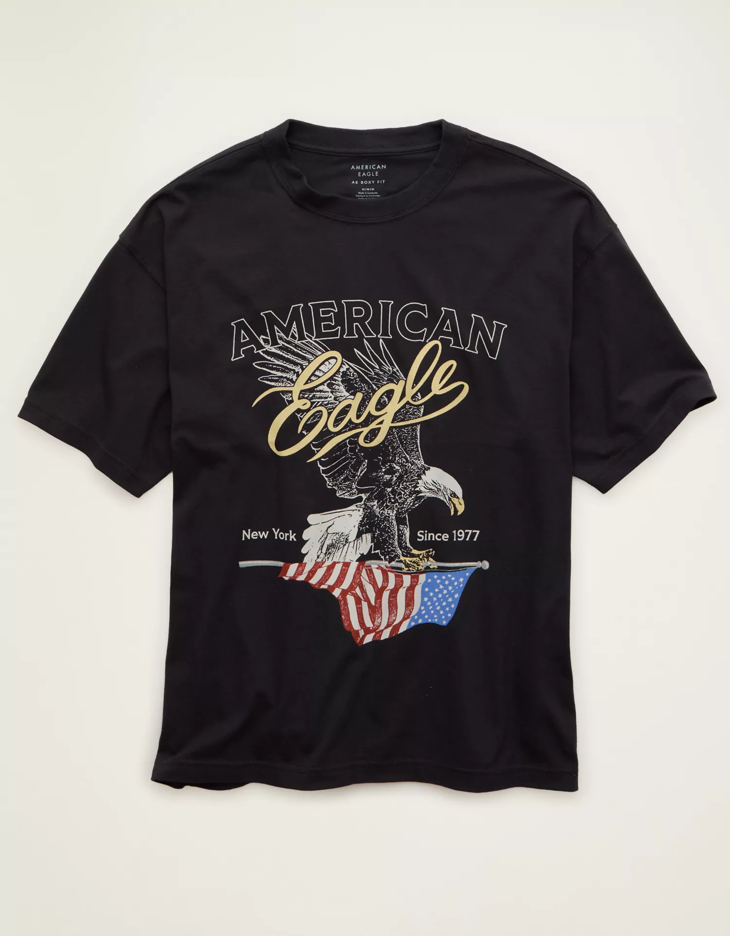 AE Boxy Fit Logo Graphic T-Shirt - thumbnail 3