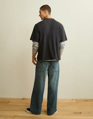AE Boxy Fit Logo Graphic T-Shirt