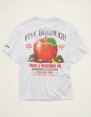 AE Boxy Fit New York City Graphic T-Shirt