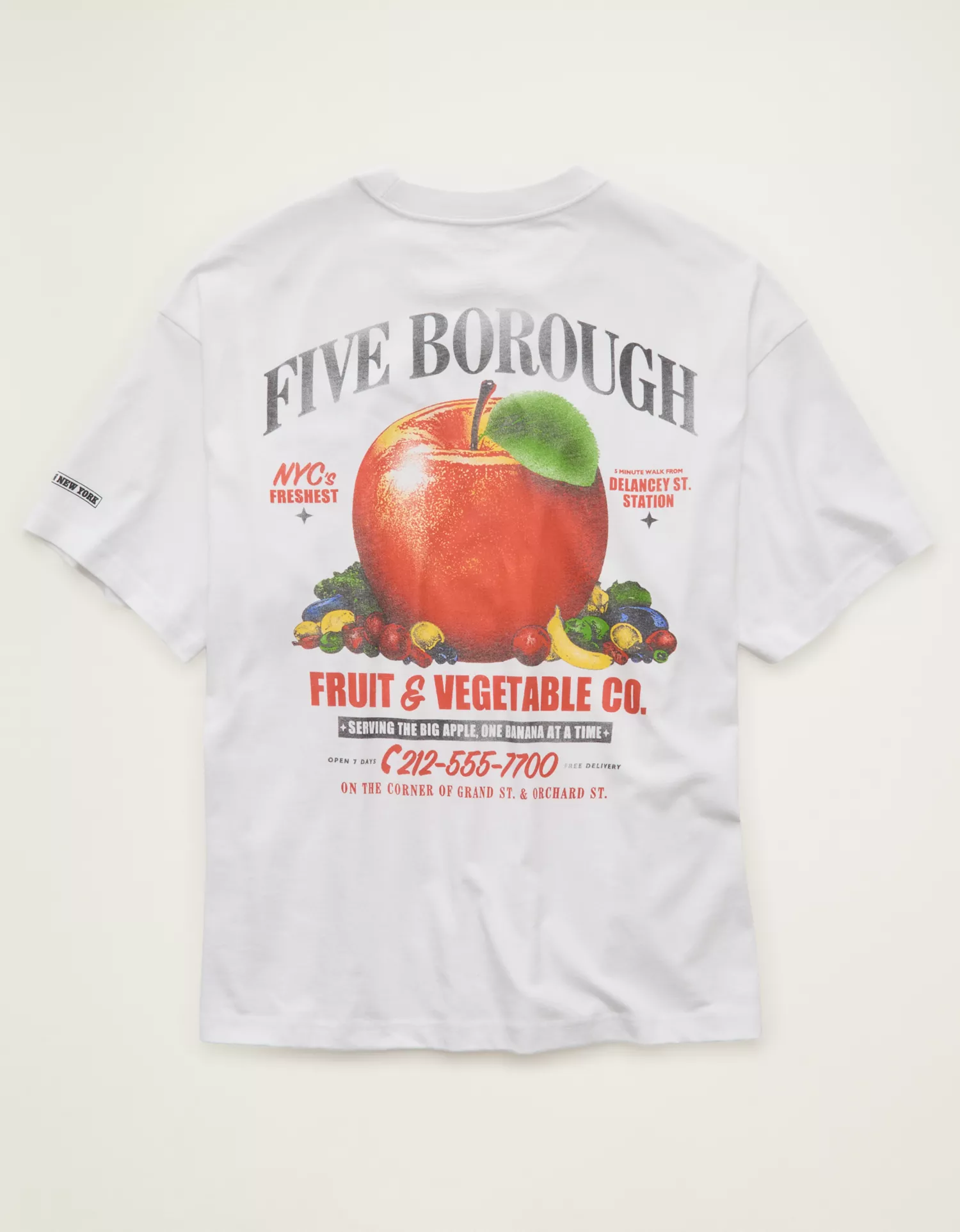 AE Boxy Fit New York City Graphic T-Shirt