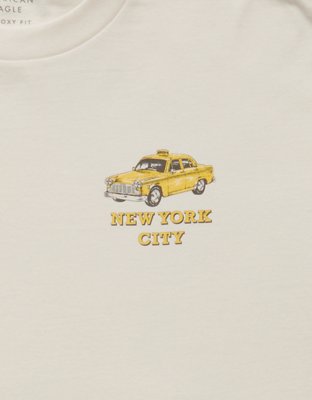 AE Boxy Fit New York City Graphic T-Shirt