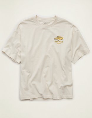 AE Boxy Fit New York City Graphic T-Shirt