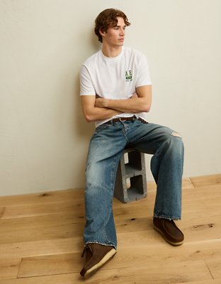 AE Standard Fit Graphic Logo T-Shirt