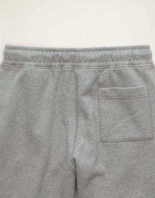Мужские брюки American Eagle AE Penn State Fleece Sweatpant, цвет: Серый меланжевый — фото 4