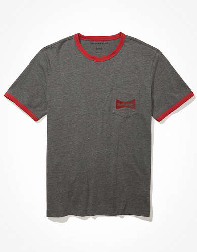 AE Budweiser Graphic Pocket T-Shirt