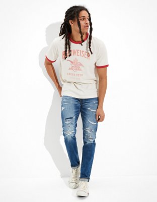 Мужские футболки American Eagle AE Budweiser Graphic T-Shirt — фото 4