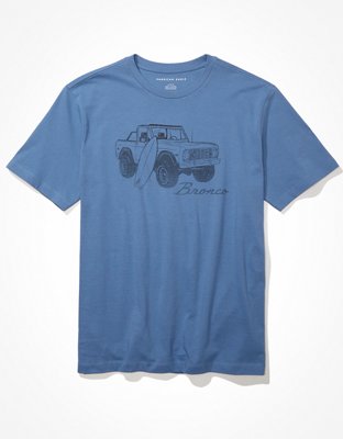 Мужские футболки American Eagle AE Broncos Graphic T-Shirt — фото 4