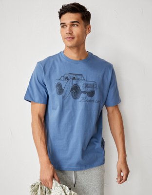 Мужские футболки American Eagle AE Broncos Graphic T-Shirt — фото 5