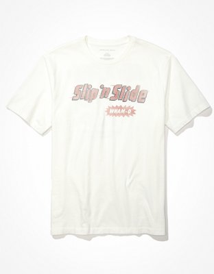Мужские сандалии American Eagle AE Slip N Slide Graphic T-Shirt — фото 3