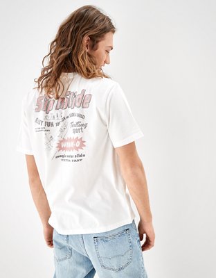 Мужские сандалии American Eagle AE Slip N Slide Graphic T-Shirt — фото 2