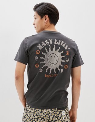 Мужские футболки American Eagle AE Super Soft SmileyÂ® Graphic T-Shirt — фото 2