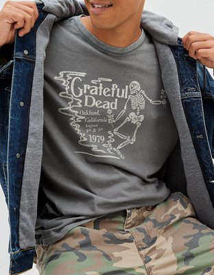 Мужские футболки American Eagle AE Super Soft Grateful Dead T-Shirt — фото 4