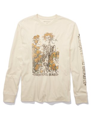 Мужские футболки American Eagle AE Super Soft Grateful Dead Long-Sleeve T-Shirt — фото 3