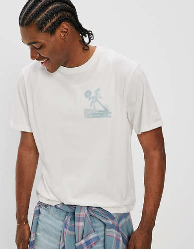AE Super Soft Ocean Graphic T-Shirt