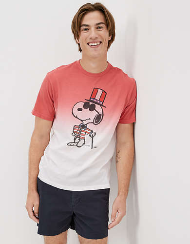 AE Super Soft Snoopy Graphic T-Shirt