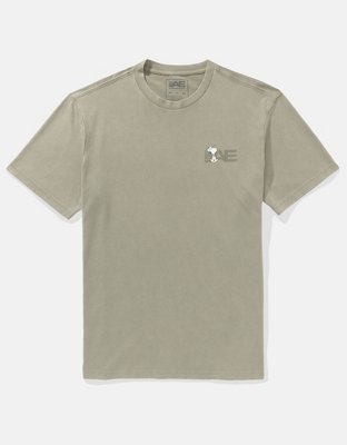 Мужские футболки American Eagle AE 24/7 Snoopy Graphic T-Shirt — фото 3