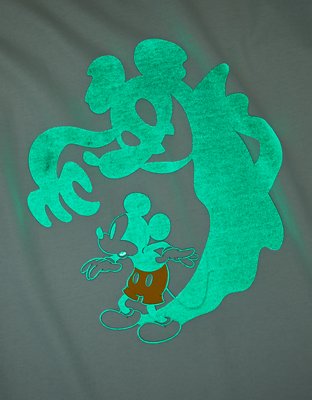 Мужские футболки American Eagle AE Mickey Mouse Halloween Graphic T-Shirt — фото 2