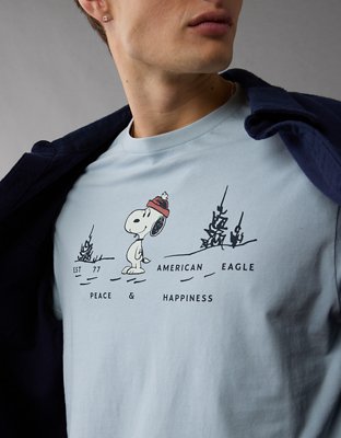 Мужские футболки American Eagle AE Snoopy Graphic T-Shirt — фото 6