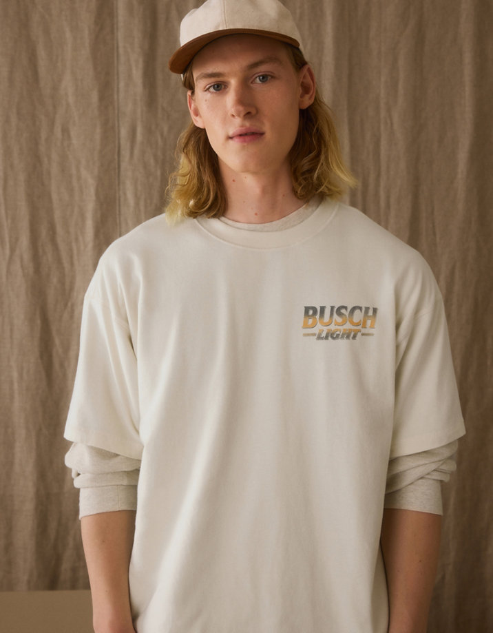 AE Boxy Busch Vintage Graphic T-Shirt | Liberty Center AE Boxy Busch Vintage Graphic T-Shirt | Liberty Center
