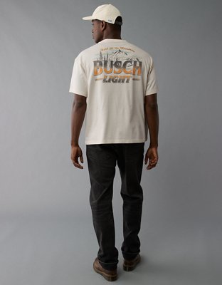 Мужские футболки American Eagle AE Boxy Busch Vintage Graphic T-Shirt — фото 3