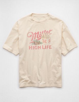 Мужские футболки American Eagle AE Boxy Miller High Life Graphic T-Shirt — фото 3