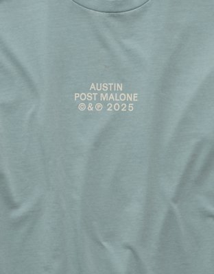 T-shirt droit à image Post Malone AE