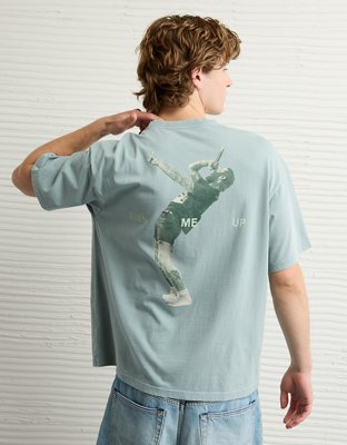 AE Boxy Post Malone Graphic T-Shirt