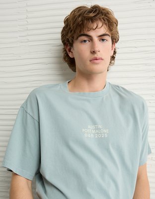 AE Boxy Post Malone Graphic T-Shirt