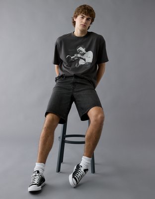 AE Boxy Miles Davis Graphic T-Shirt,New Products : American Fashion Style Bags On Sale