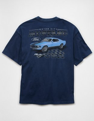 T-shirt droit à image Ford Mustang AE
